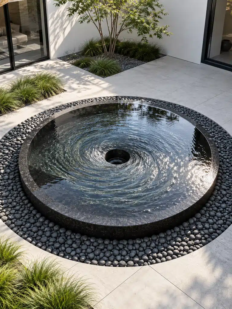 45 Inner Courtyard Design With Fountain Ideas for a Beautiful and Peaceful Home - image 43