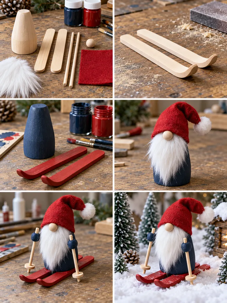 23 Creative DIY Wooden Christmas Gnomes for Festive Holiday Decorating - image 44