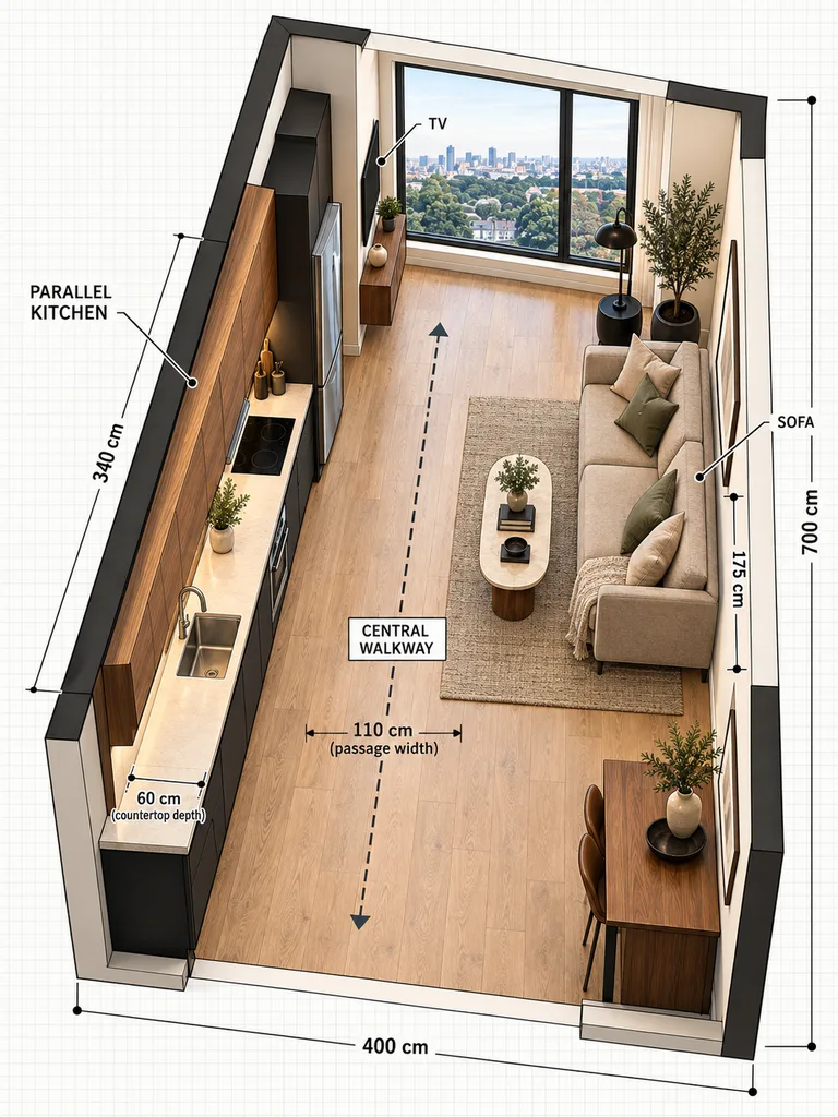 23 Clever Small Open Plan Kitchen Living Room Layout Ideas You’ll Love - image 44