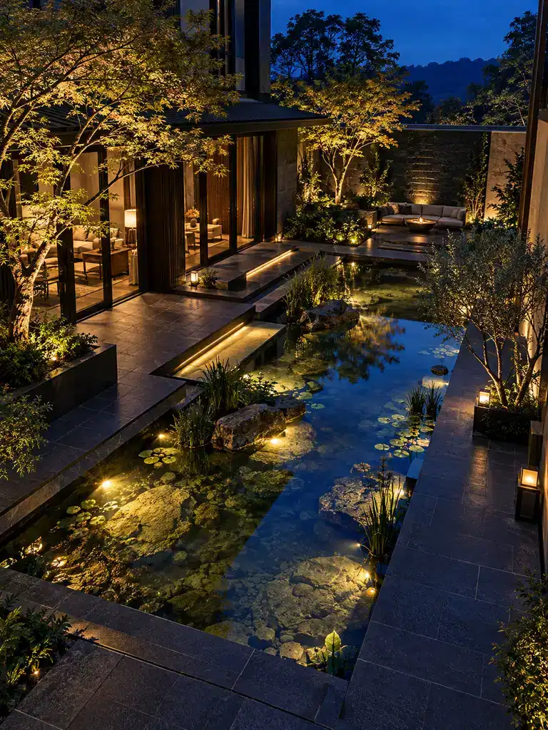 45 Courtyard Garden Ideas With Pond for a Beautiful Outdoor Retreat - image 44