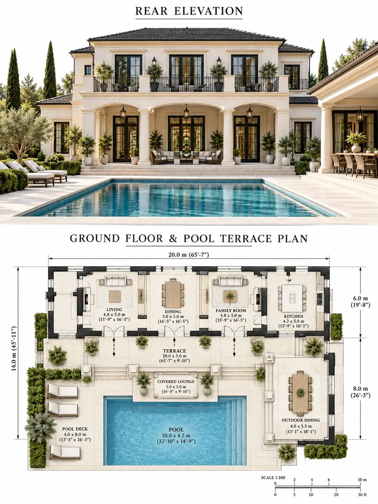 23 Beautiful Classic Villa Design Ideas With Timeless Architectural Style - image 44