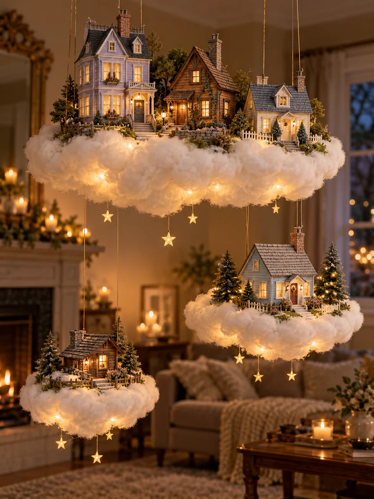 23 Floating Cloud House Ideas With Magical Handmade Designs - image 45