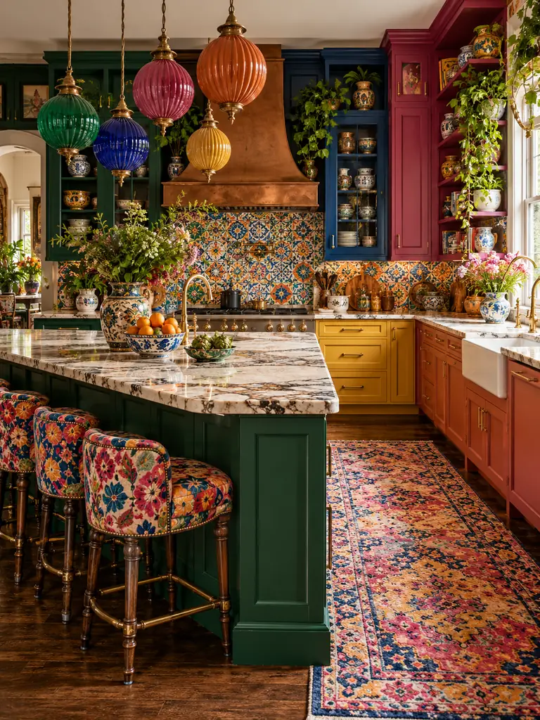 45 Vibrant Kitchen Decor Ideas for a Bright and Playful Interior - image 45