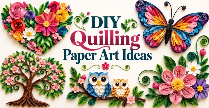 DIY Quilling Paper Art Ideas