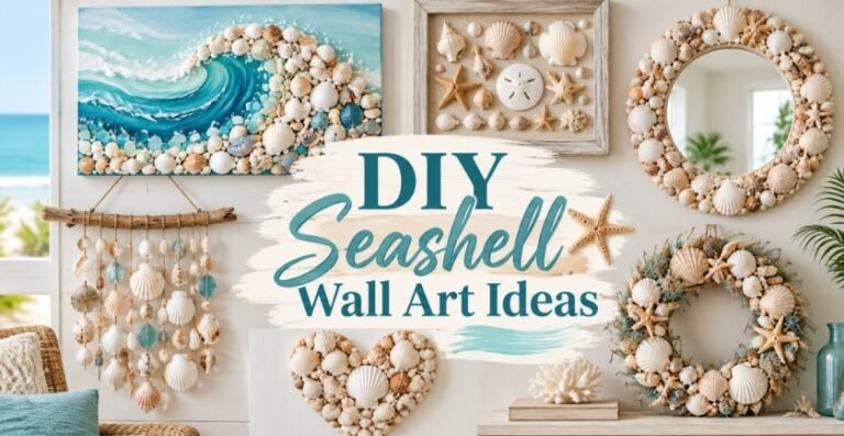 DIY Seashell Wall Art Ideas