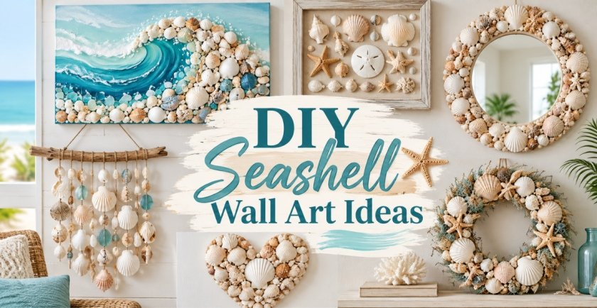 DIY Seashell Wall Art Ideas