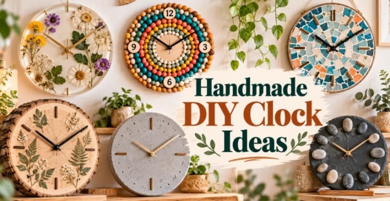 Handmade DIY Clock Ideas