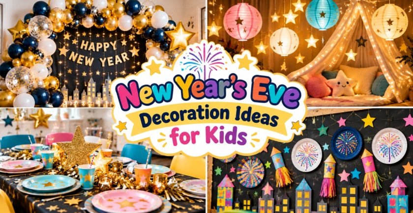 New Year’s Eve decoration ideas for kids