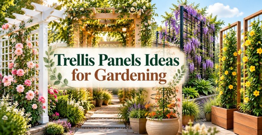 Trellis Panels Ideas for Gardening